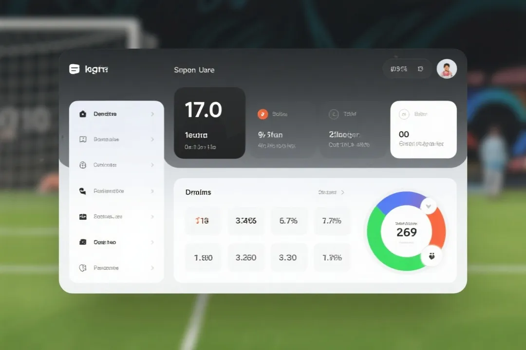 体育数据应用界面示意图