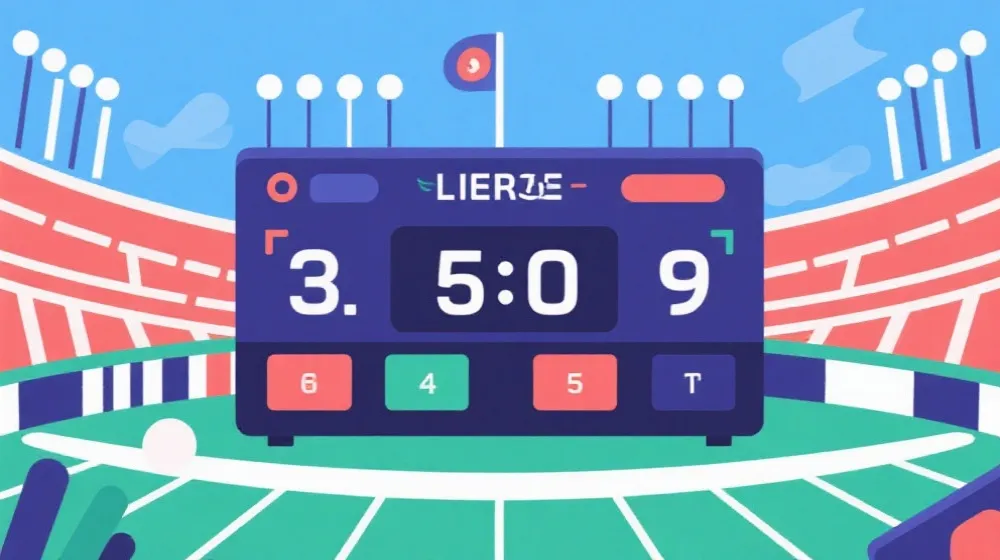 实时比分与用户界面示意图