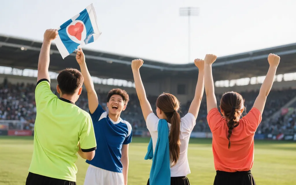 体育社区与公平竞赛示意图